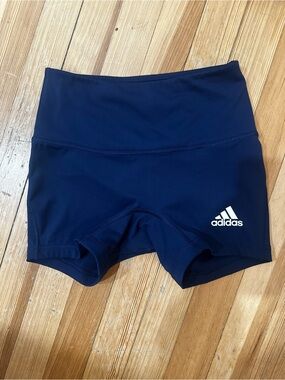 Adidas, women’s Navy spandex shorts, size XS
